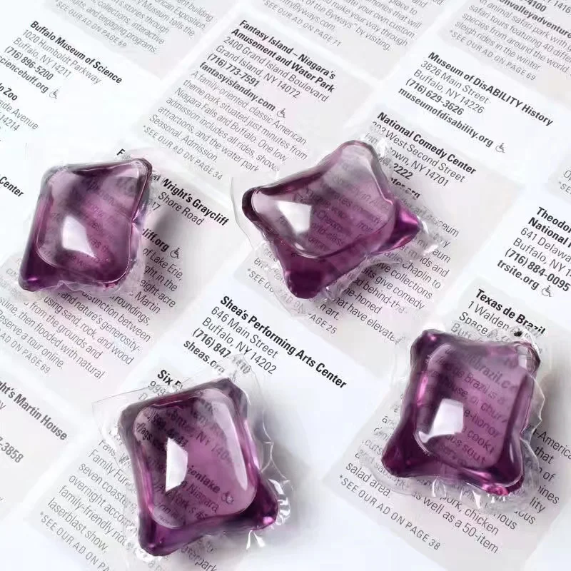 Detergent Capsules Washing Pods Laundry Washing Liquid Detergent Soap Laundry Beads Scent Natural Laundry Gel Detergent Pods