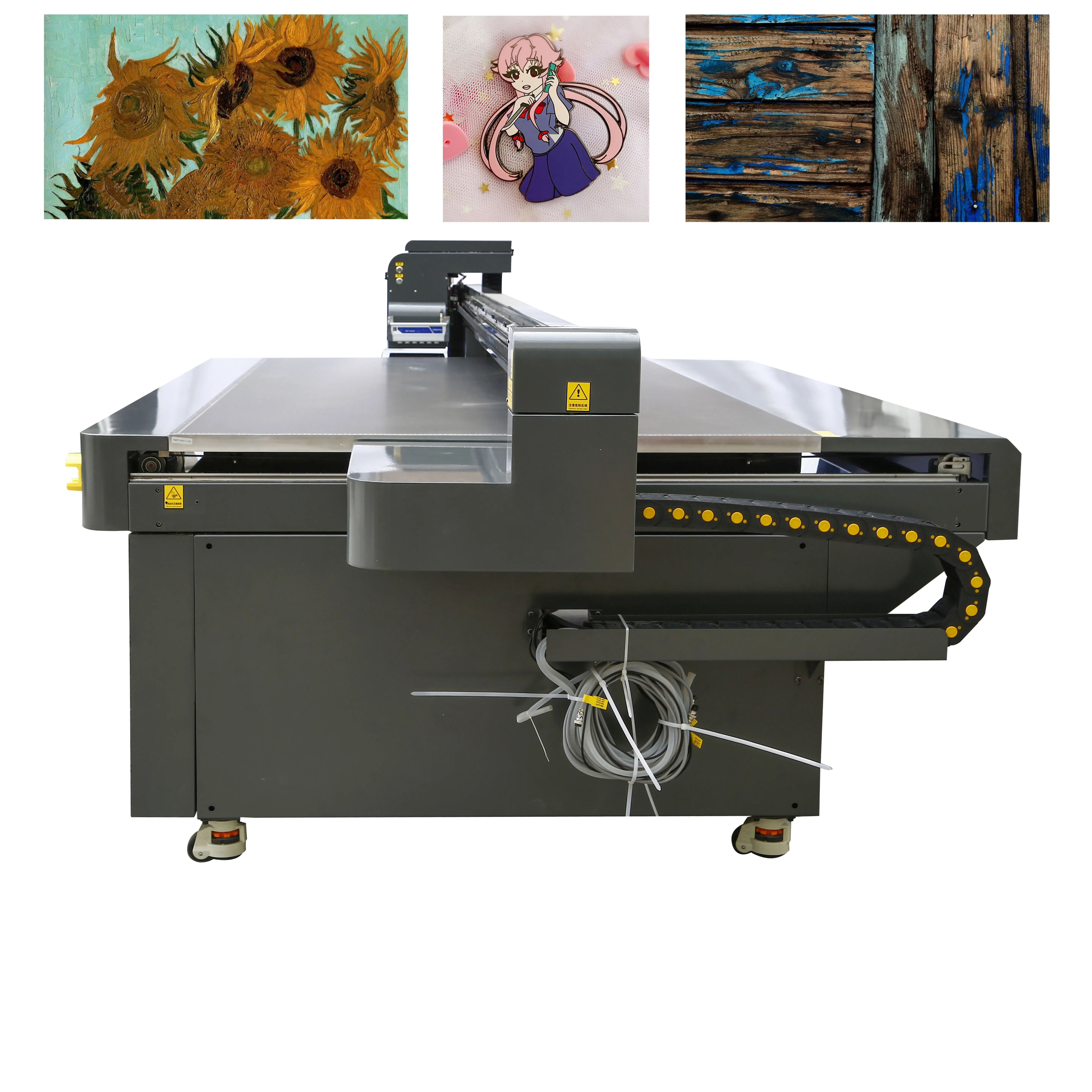 large format flatbed uv printer 2513E flat bed 3d UV printer machine with Ricoh G5