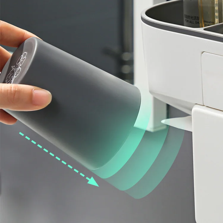 Многофункциональная полка для хранения вверх дном, автоматический диспенсер для зубной пасты в ванную комнату, полка, держатель для зубных щеток