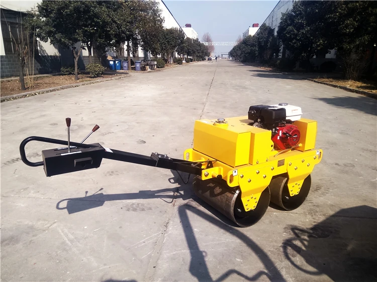 construction machine double drum small road roller compactor hand push mini road roller manufacturer