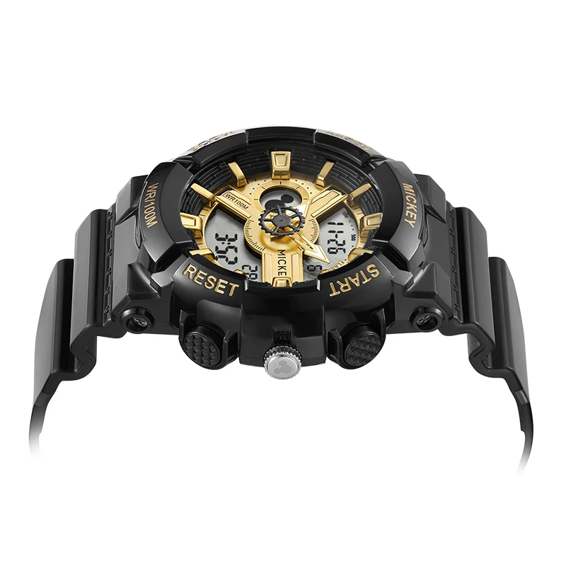 Waterproof Luminous Double Display Quartz Analog Digital Watches for Kids Teenagers School Student Daily Life Wrist Watch