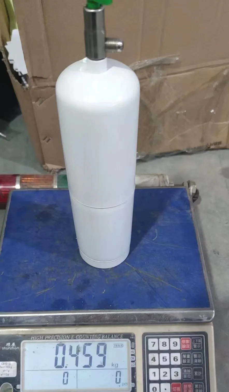 Talents round vale empty gas cylinder for r134a Candela lasers