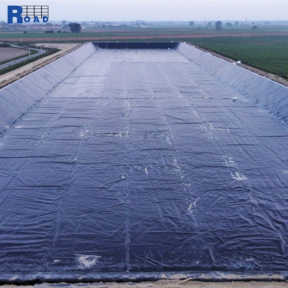 Pond Liners Geomembranas 0.5mm 1.0mm 1.5mm 2mm HDPE Geomembrane For Fish Farming
