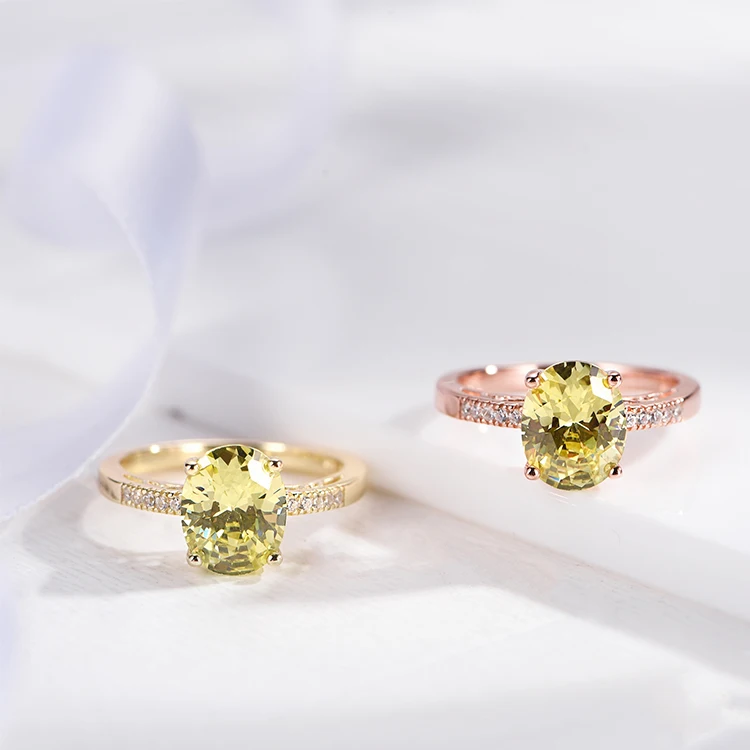 
Rose Gold plating jewelry Sterling silver 925 CZ stones rings for woman 