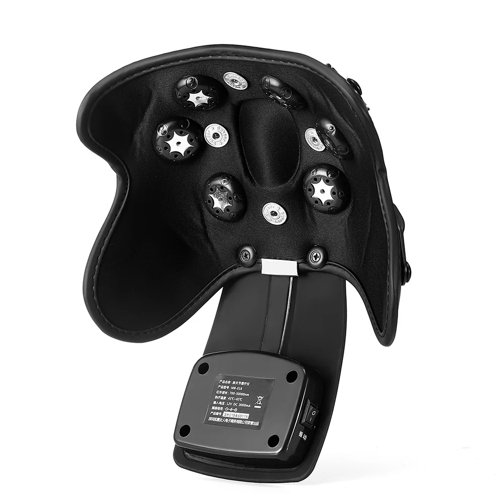 Home use portable electric heated  knee massager with safe pads for Arthritis Joint Pain