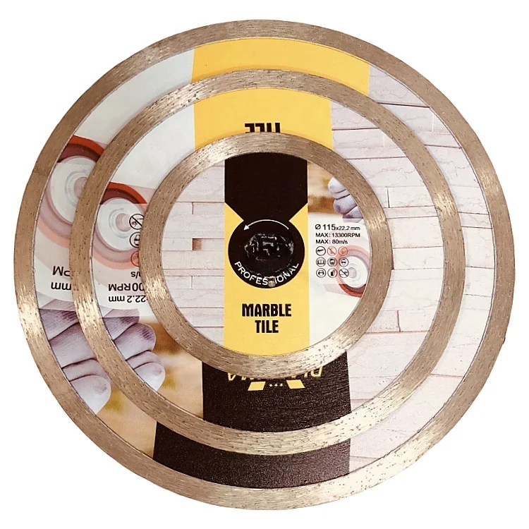 Factory direct 115mm 180mm 230mm  segmented continuous rim turbo cold pressed diamond saw blade