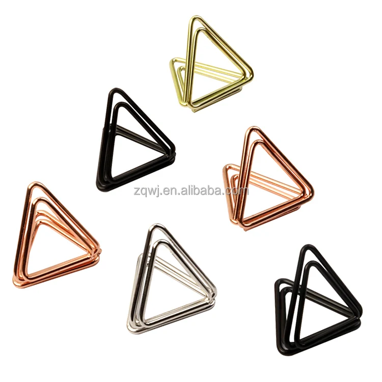 Triangle Shape Table Place Card Holder Photo Picture Holder Stand Clip Table Number Holder for Wedding Party