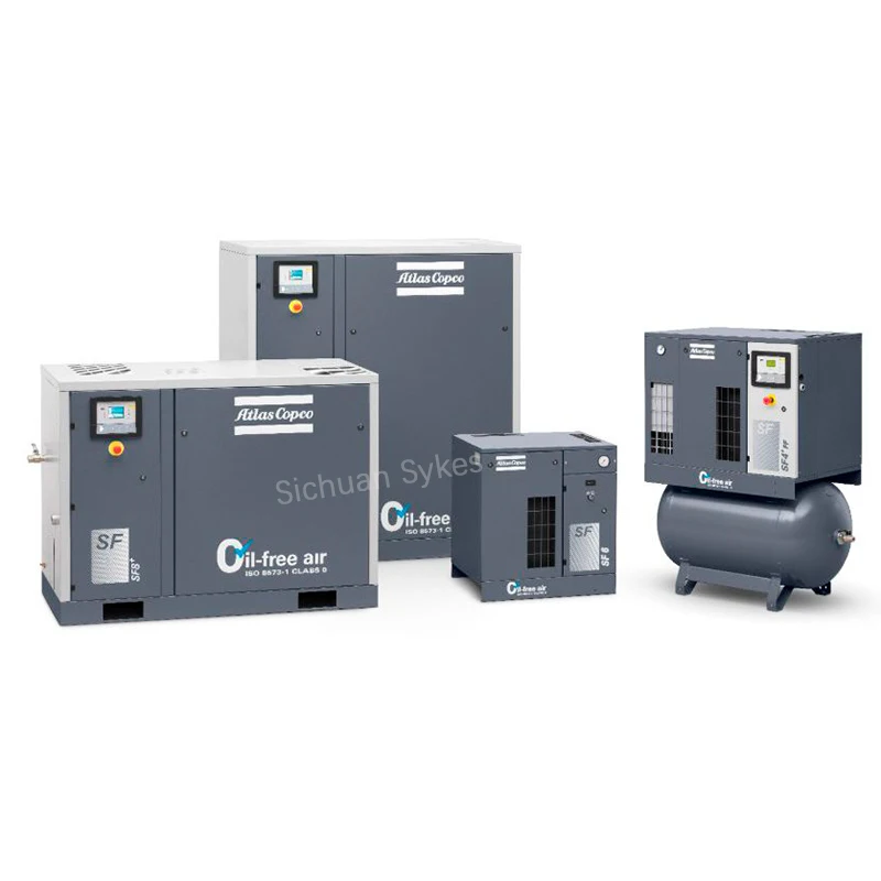 SF1 SF2 SF4 SF8 SF SF22 SF35 + SF6 SFD22 5 кВт 7 atlascopco безмасляный atlas copco прокрутка безмасляного воздушного компрессора