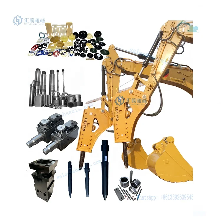 Construction Demolition Hydraulic Breaker Parts Mining Excavator Attachment Hydraulic Hammer