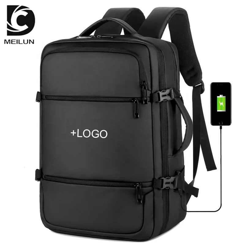 2021 New Waterproof USB Charger Port School Bag Mochila Bagpack Mens Women Anti Theft Smart Laptop Backpack