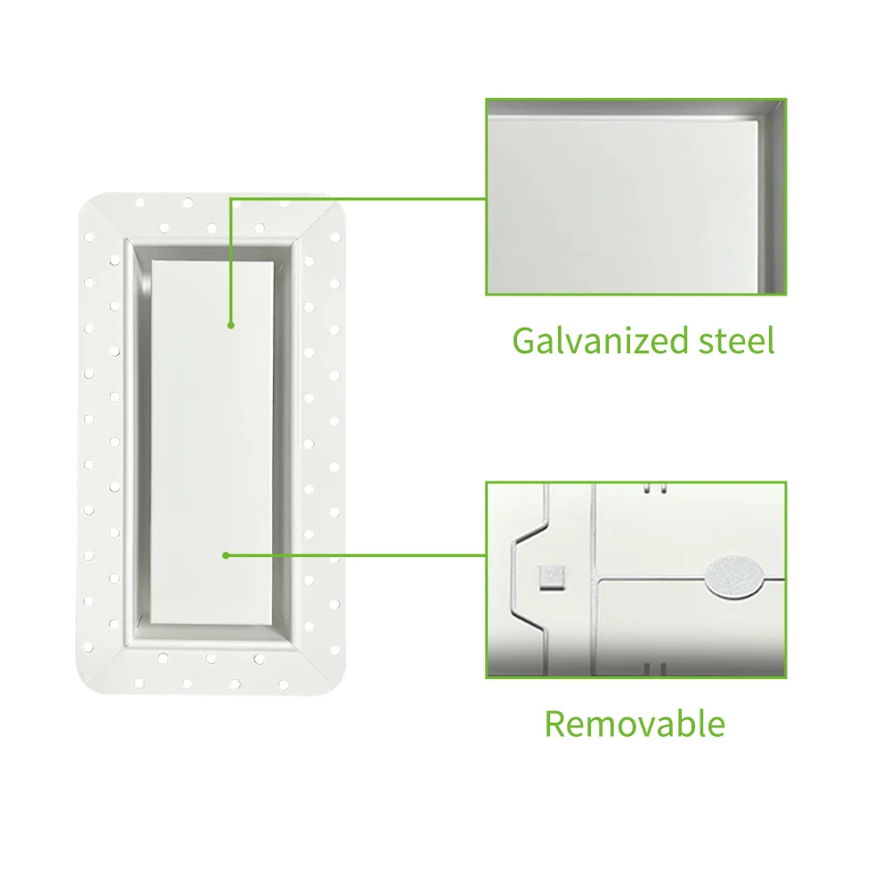 Lakeso Wholesale Wall Register Drywall Vent Air Return Cover Metal Decorative Wall Air Vent Hvac