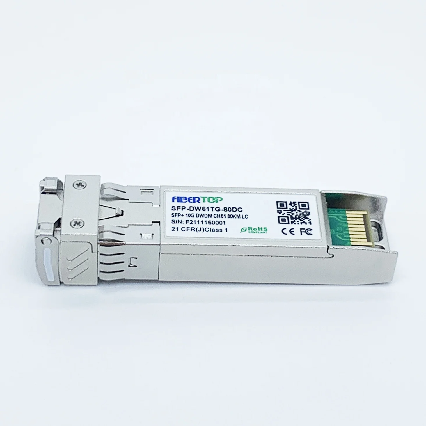 Dell Force10 C60 DWDM-SFP10G-29.55 совмещаемые 10G DWDM SFP + приемопередающее устройство CH60 1529.55nm 80-километровый дуплекс LC SMF волоконный модуль трансивера Fibre