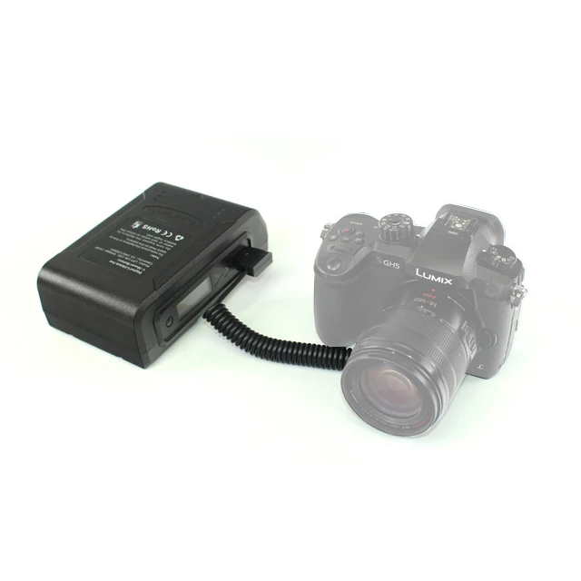 Аккумуляторная батарея с адаптером D-tap для кабельного адаптера Panasonic Lumix GH6 GH5 GH5s