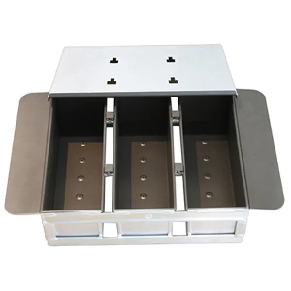 Factory Bulk Non-stick Aluminum Metal Pullman Bread Loaf Pan Toast Grill Pan Bread Loaf Baking Tin Mold with Lid
