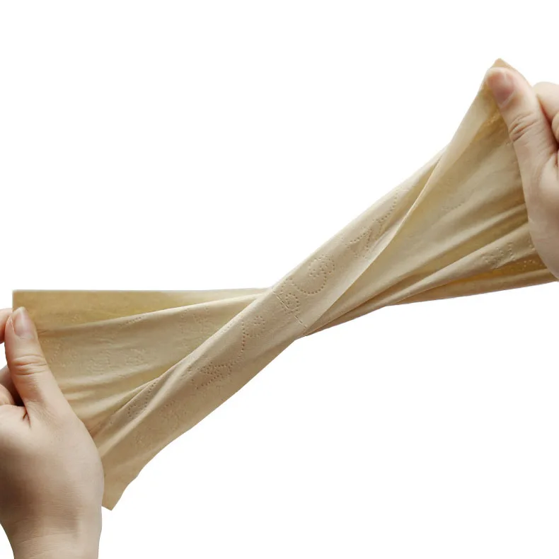 Wholesale in stock cheap 4 ply bamboo toilet paper toilet tissues roll bathroom tissue toilet tissues