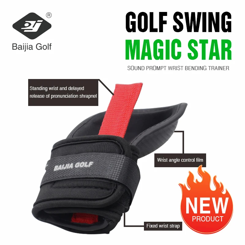 BaiJia New Arrival Golf Wrist Posture Corrector Swing Gesture Alignment Aids Wrist Brace Golf Trainer