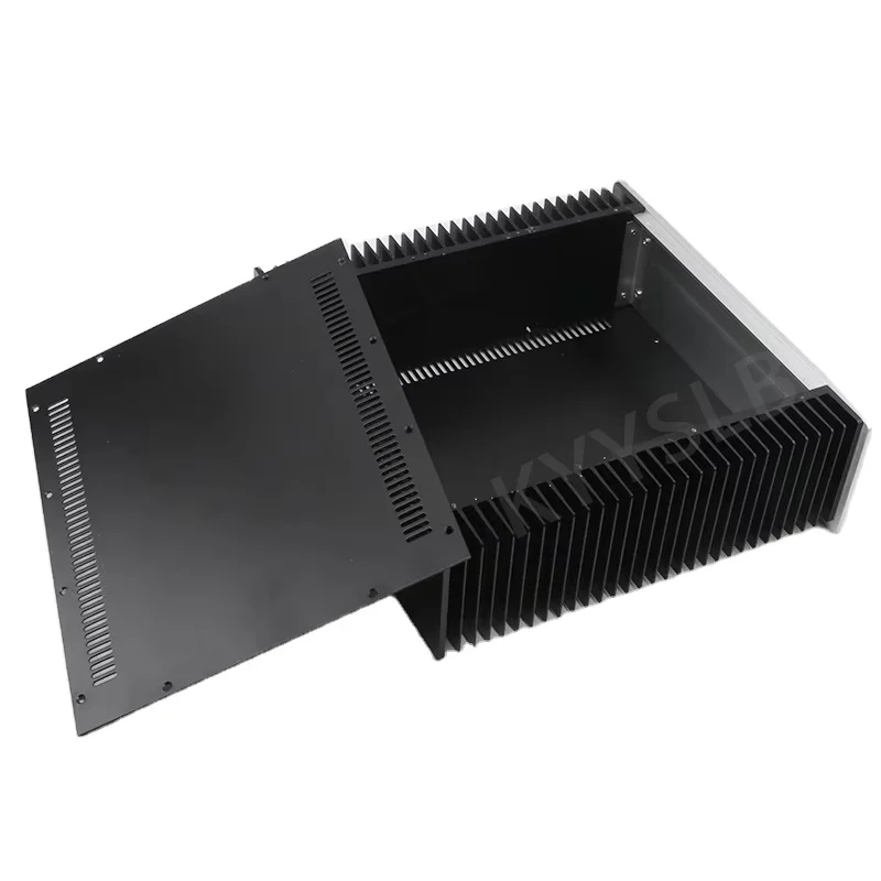 KYYSLB 430*308*110 мм алюминиевый сплав класс усилитель шасси пустой корпус DIY корпус звуковой усилитель