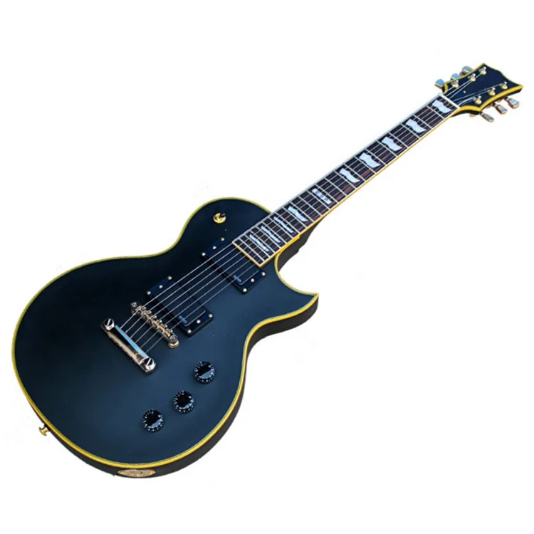 Китайский завод-поставщик, Лидер продаж, электрическая гитара с желтым переплетением, аксессуары для гитары