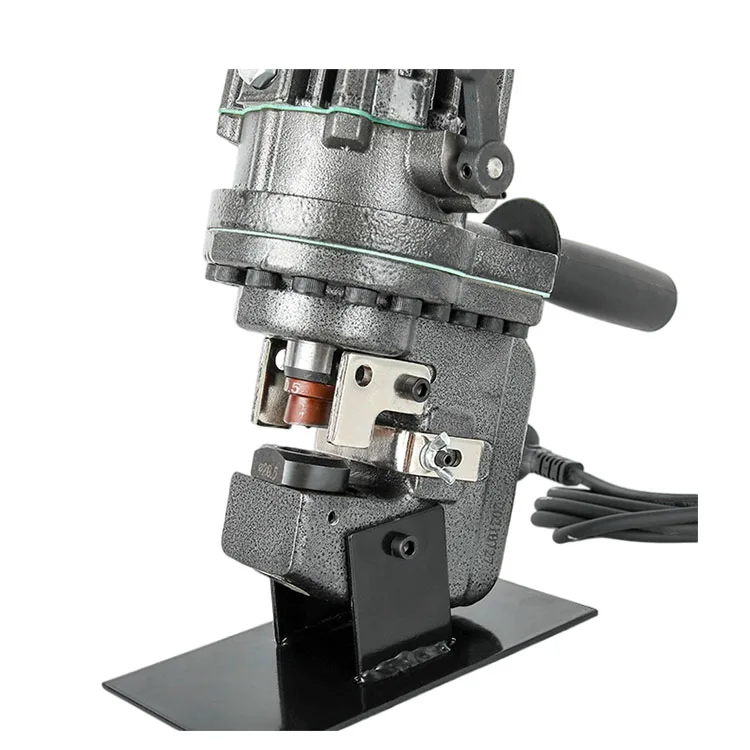 MHP-20 Electric Hydraulic angle bar U bar Puncher  hole hydraulic punching machine