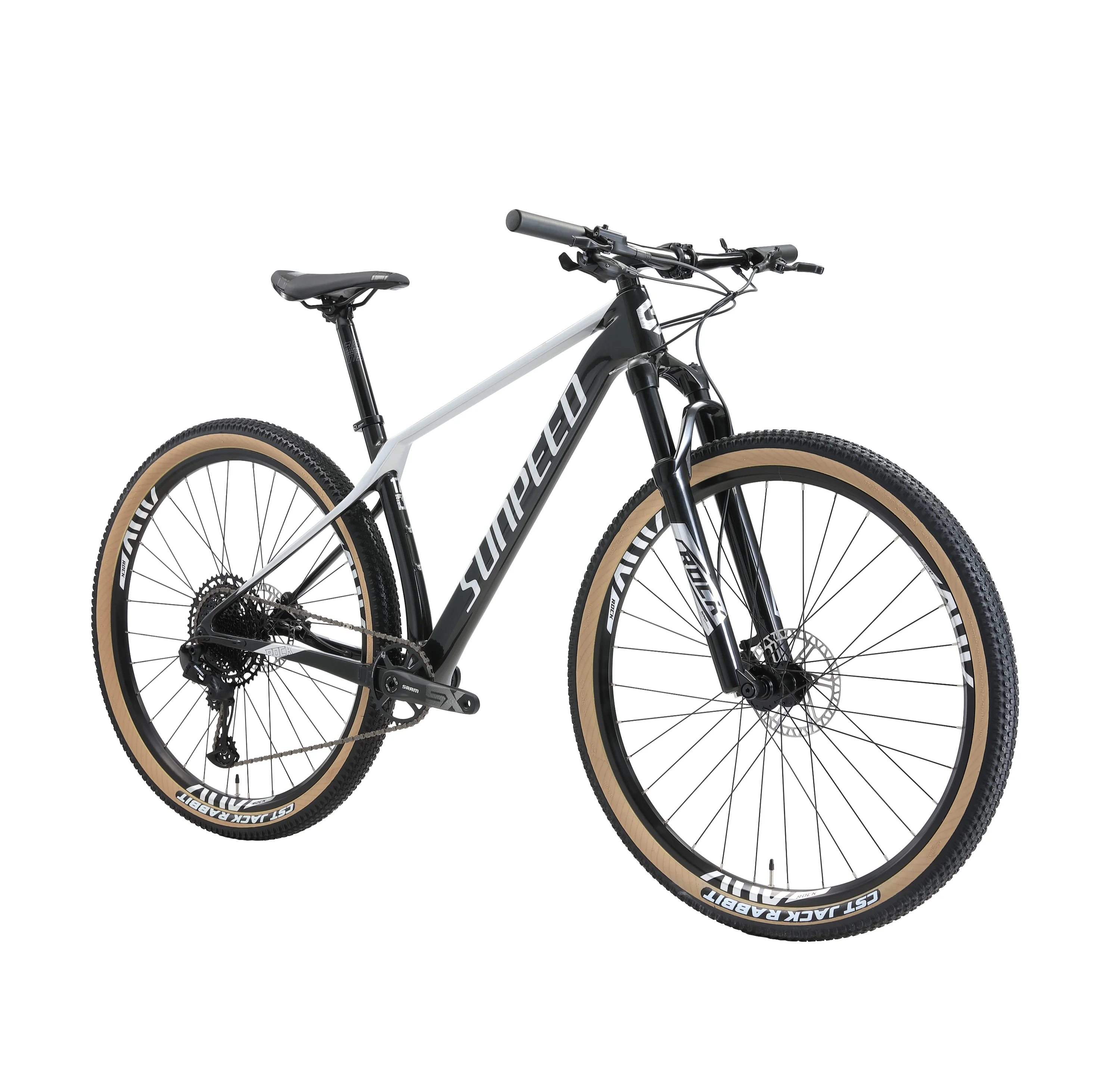 SUNPEED ROCK Carbon Frame Front Rear Thru Axle 29 Inches AIR Fork Mountain Bike