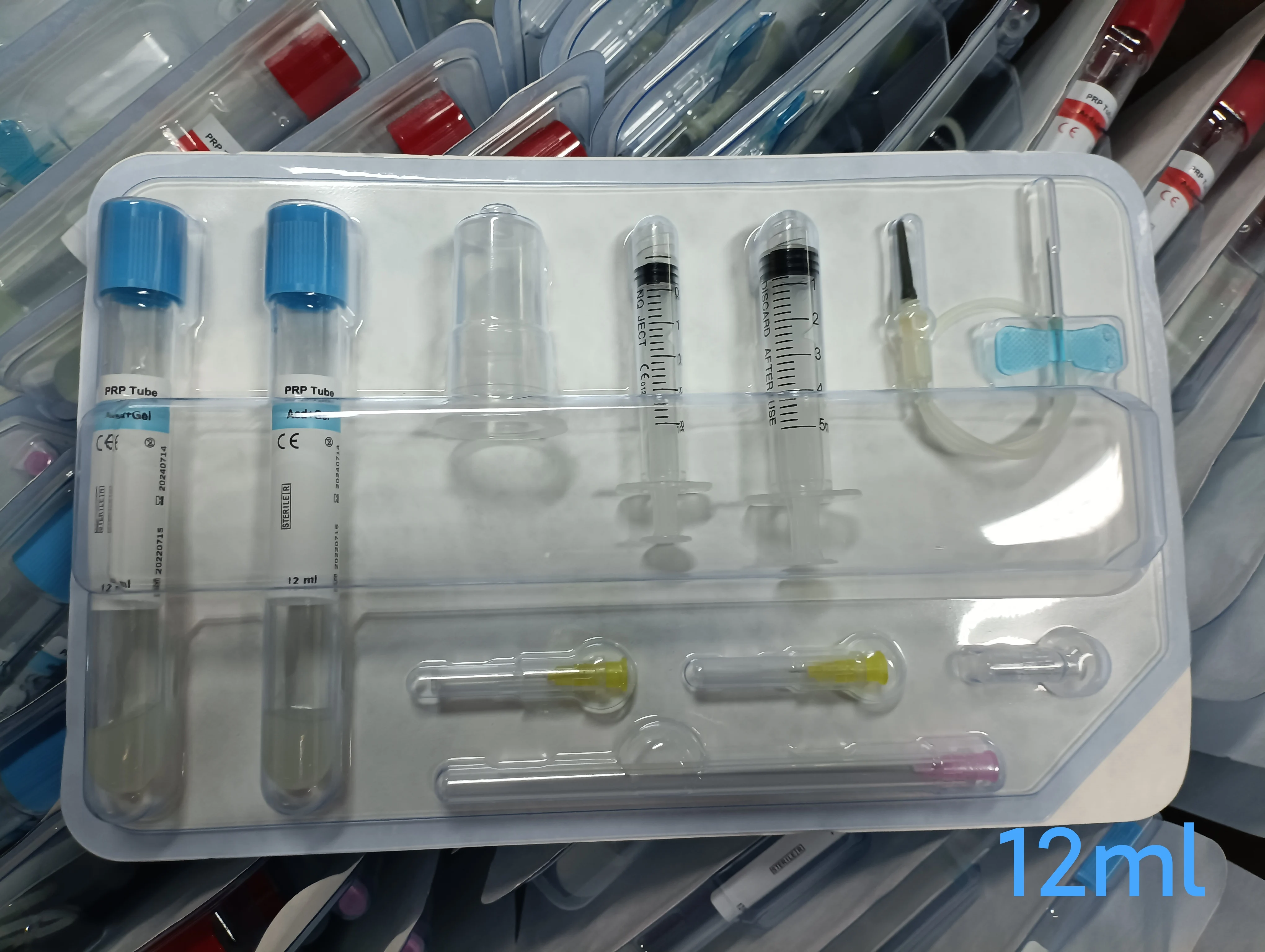 Hot sales15ml prp tube kit Blood Collection PRP Kit with ACD Gel and Anticoagulant kit prp