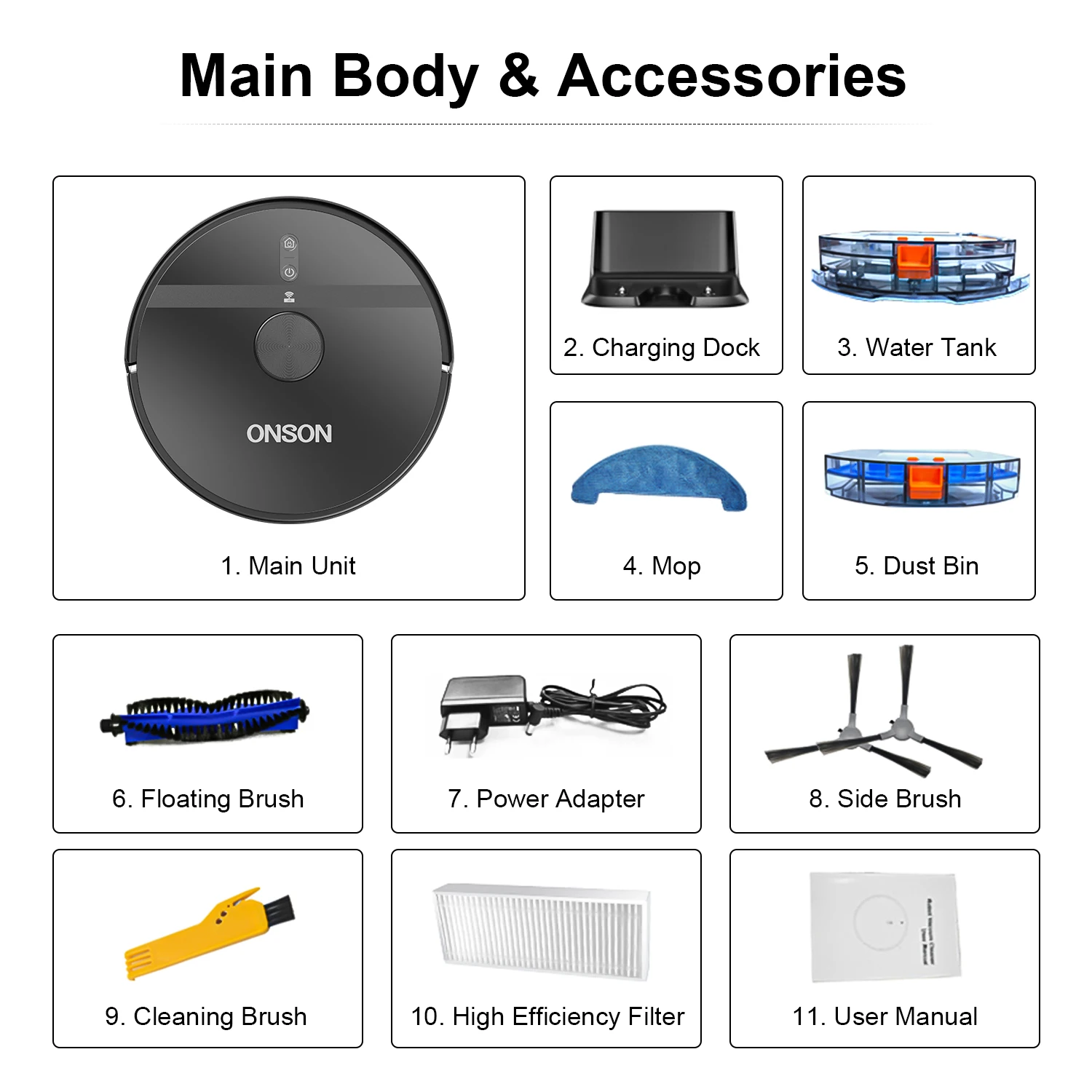 Mopping Function Huge Capacity Watertank Lidar Map Smart Robot Cleaning Wet and Dry Vacuum Cleaner