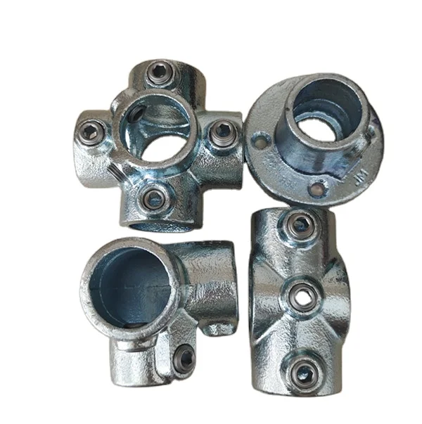 Malleable Iron Allen Key Screw Connect Key Clamp Galvanized Pipe Fittings
