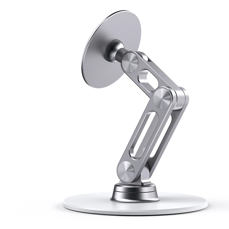 Boneruy Mobile Phone Holder Magnetic Double Arm Adjustable Rotatable Phone Stand