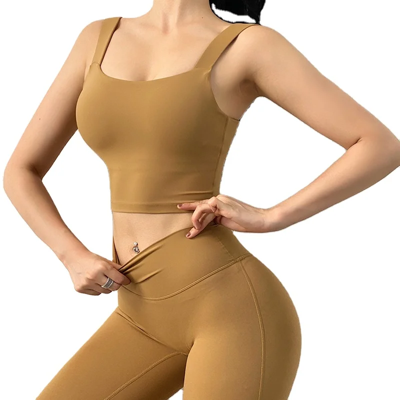 
Double Peached Sleeveless Sport Clothing Workout Gym Wear Fitness Tank Top 