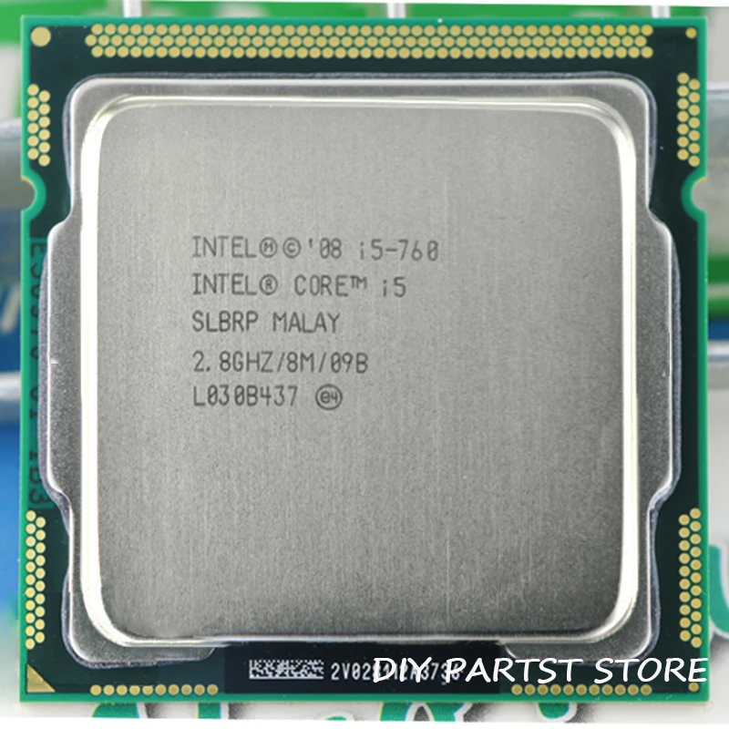 Процессор Intel Core I5 760 I5-760 2,8 GHz/ 8MB Socket LGA 1156 процессор поддерживает память: DDR3-1066, DDR3-1333