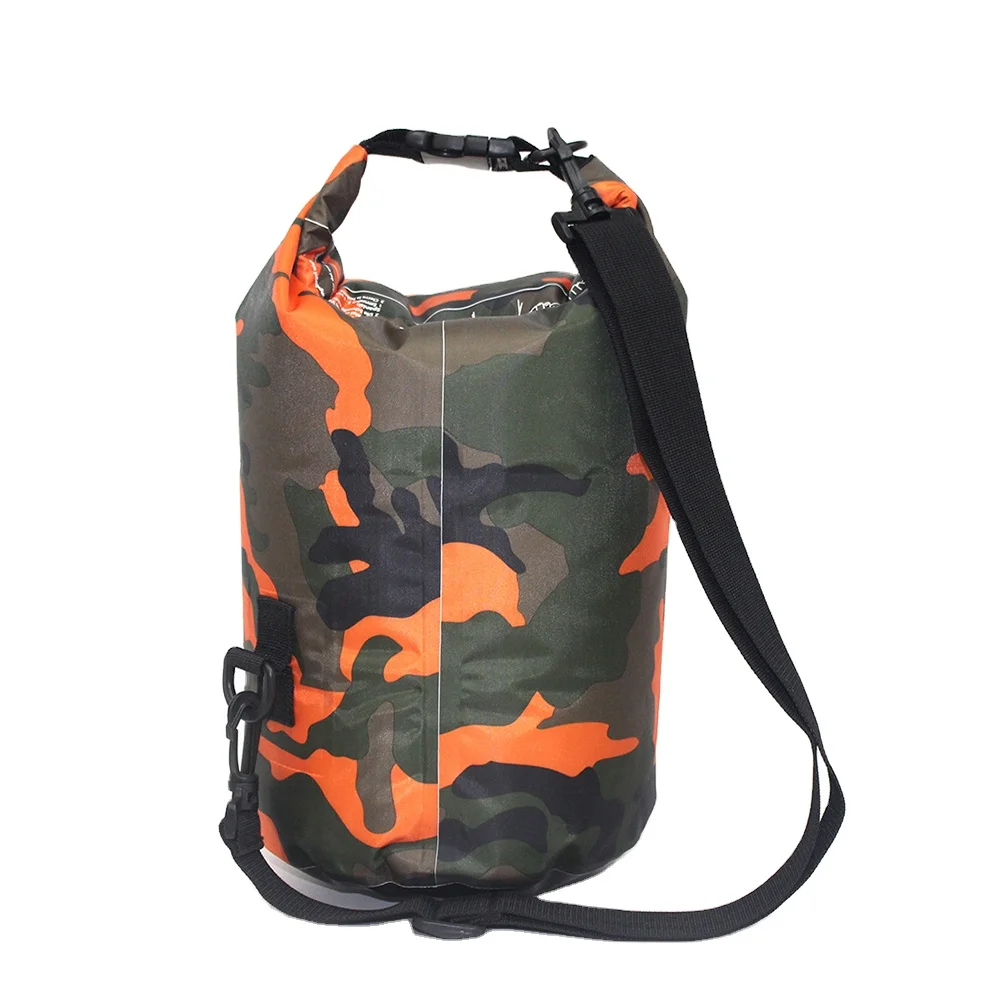 
20L 500D Pvc Camouflage Color Waterproof Dry Bag Ice Cooler Ocean Pack 