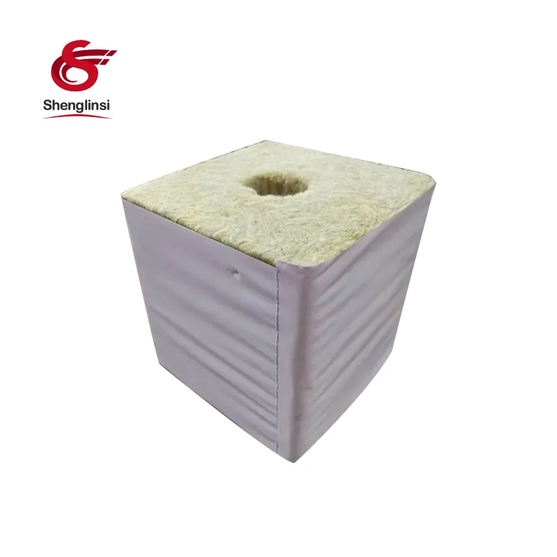 Shenglinsi  aquaponics system indoor cultivation agricultural greenhouses grow cubes rock wool hydroponic