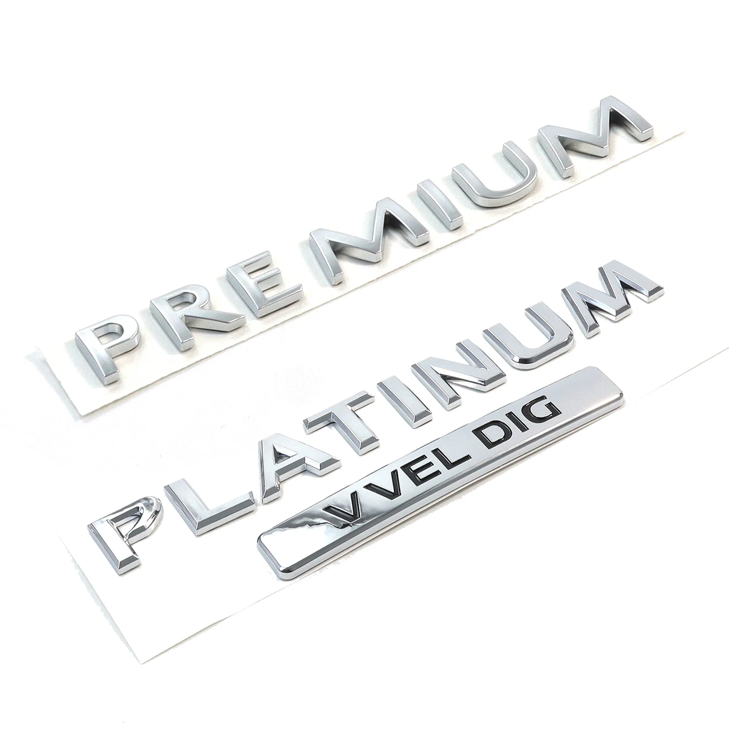 Customized Car Badge 3d Chrome Self Adhesive Letters With Self Adhesive ABS Waterproof Body custom 3d chrome sticker with logo