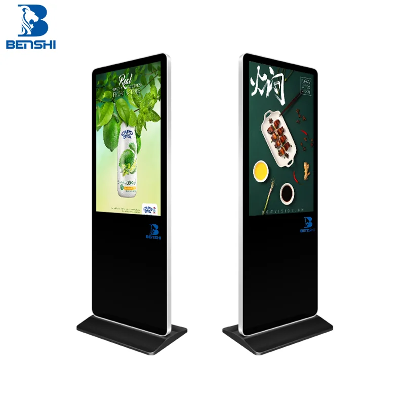 
43' -65' Floor Stand Touch Screen lcd Interactive Digital Signage and Display Advertising Player Kiosk Screen 
