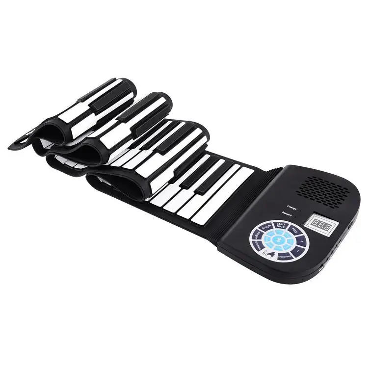 
Portable Flexible Digital Keyboard Piano Roll Up Piano F88-88 Keys Folding Electronic Keyboard for Children Student 