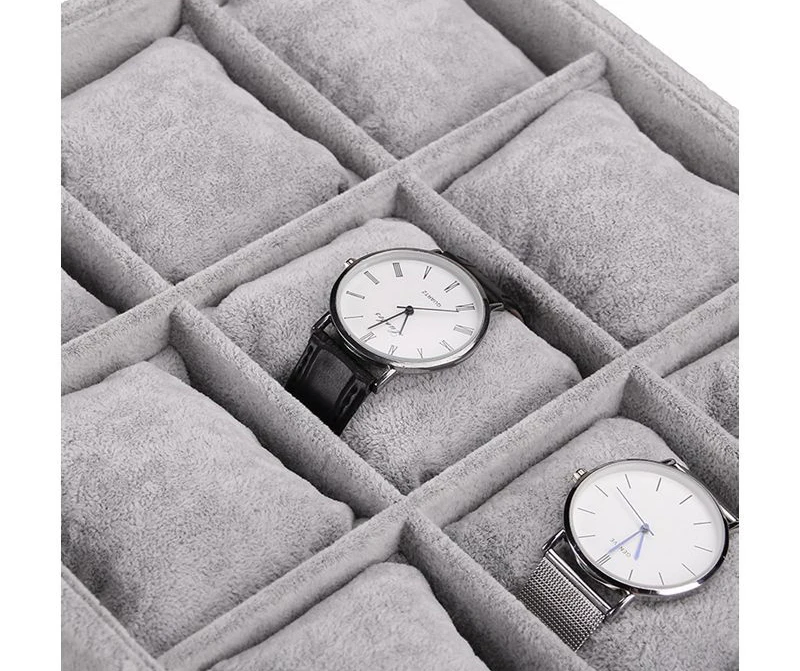 stackable velvet watch strap display tray watch display tray