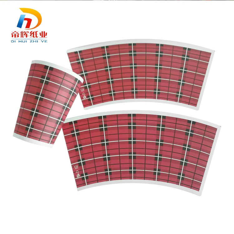 Dihui профессиональная фабрика прямая продажа флексографская печать Одиночная/двойная ПЭ покрытая бумага 6 унций бумажный стаканчик вентилятор