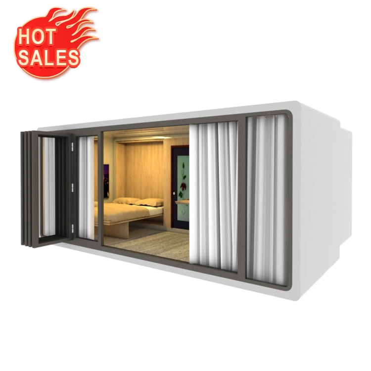 
Modern Mobile Prefabricated House Smart Tiny Wooden Full Package Home Kit Mini Cottage Resort Log Cabin Coffee Shop 