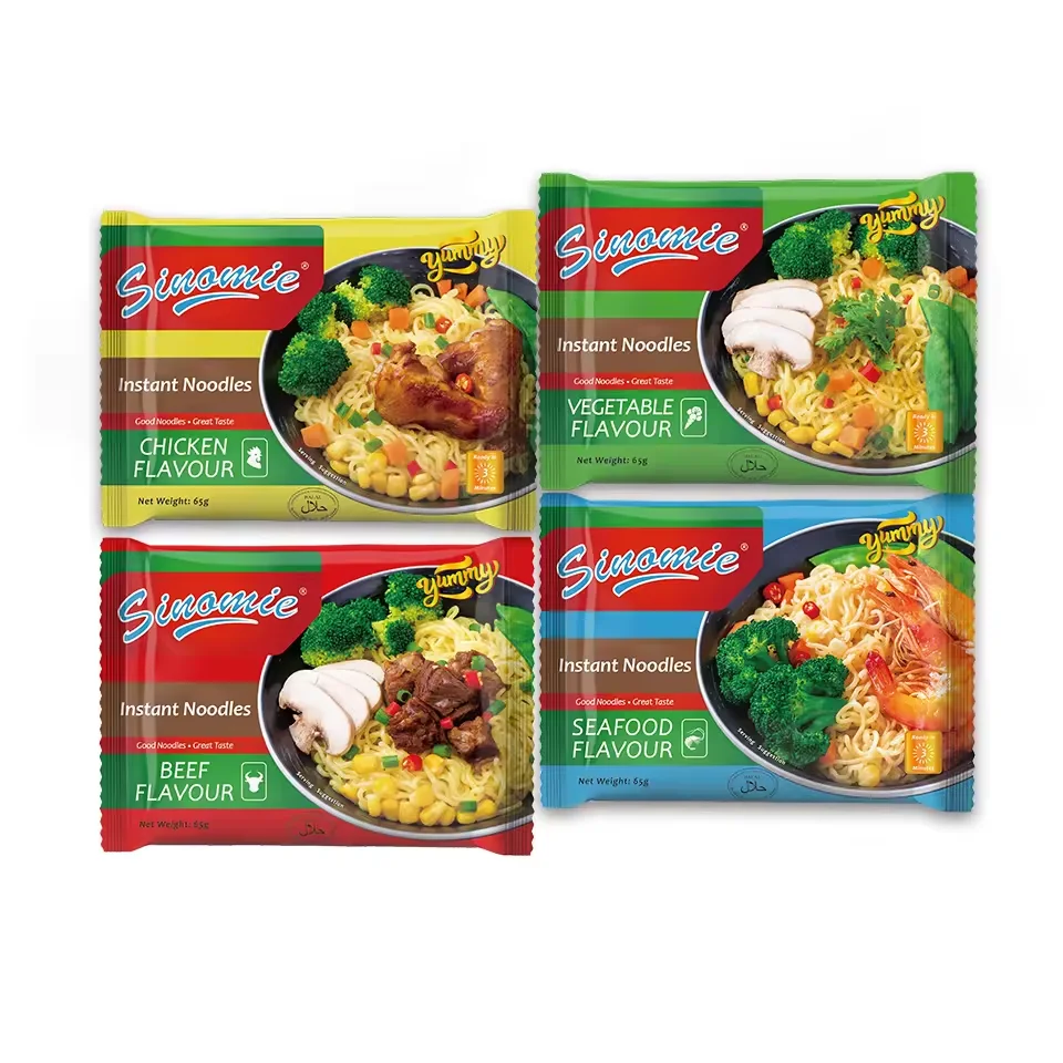 Chinese Noodle Brands Fast Food 3minutes Offer Health Food Delicious Multi Flavors Bag Instant Noodles