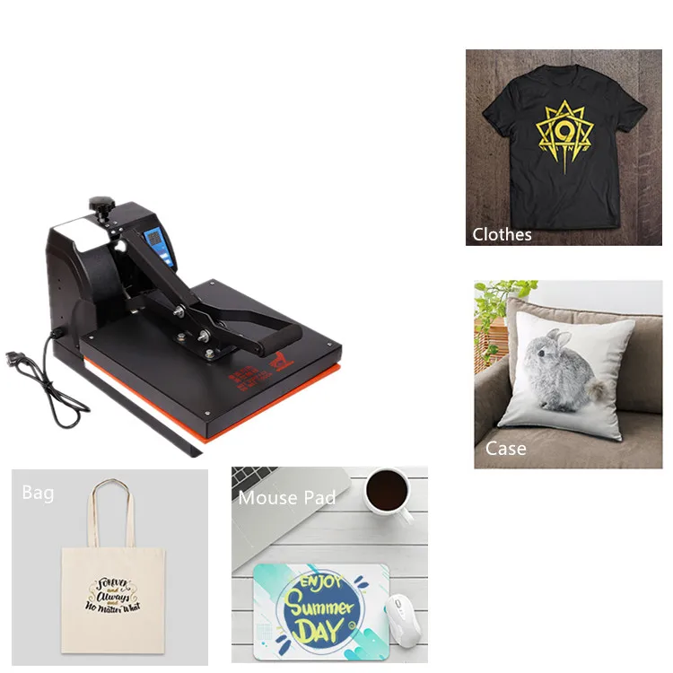 Heat Press Machine 15 x 15,Tshirt Heat Press Machine, Sublimation Press Machine for Bag Case Puzzle Glass Wood Rock Photo,cricut