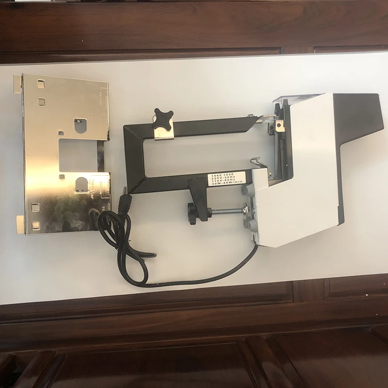Book machine Harbor Freight electric saddle and flat stitching wire stapler