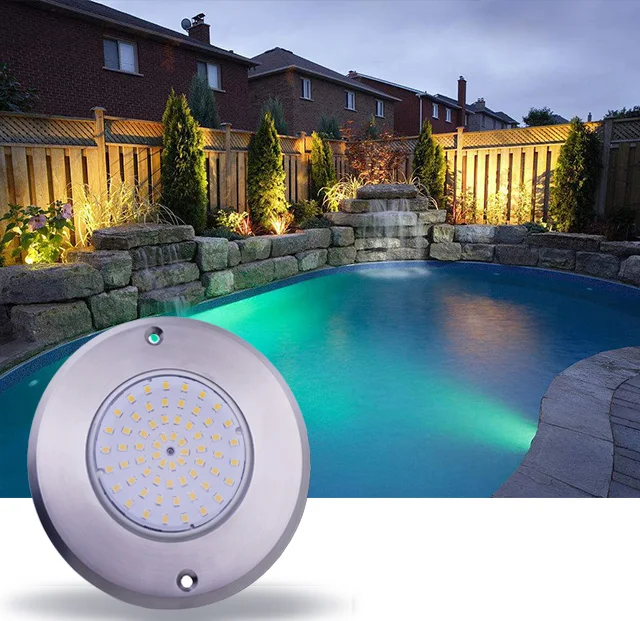 2022 hot sales IP68 waterproof pond submersible lamp under water cold white swimming led pool light