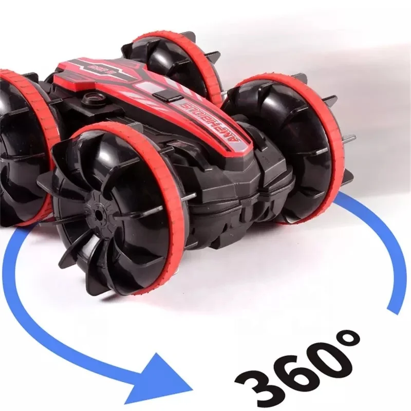 Car Toys 6-12 Year Old Boys Amphibious 2.4 GHz RC Stunt Car Christmas 4WD Off Road Monster Truck  Remote Control Car for Kids