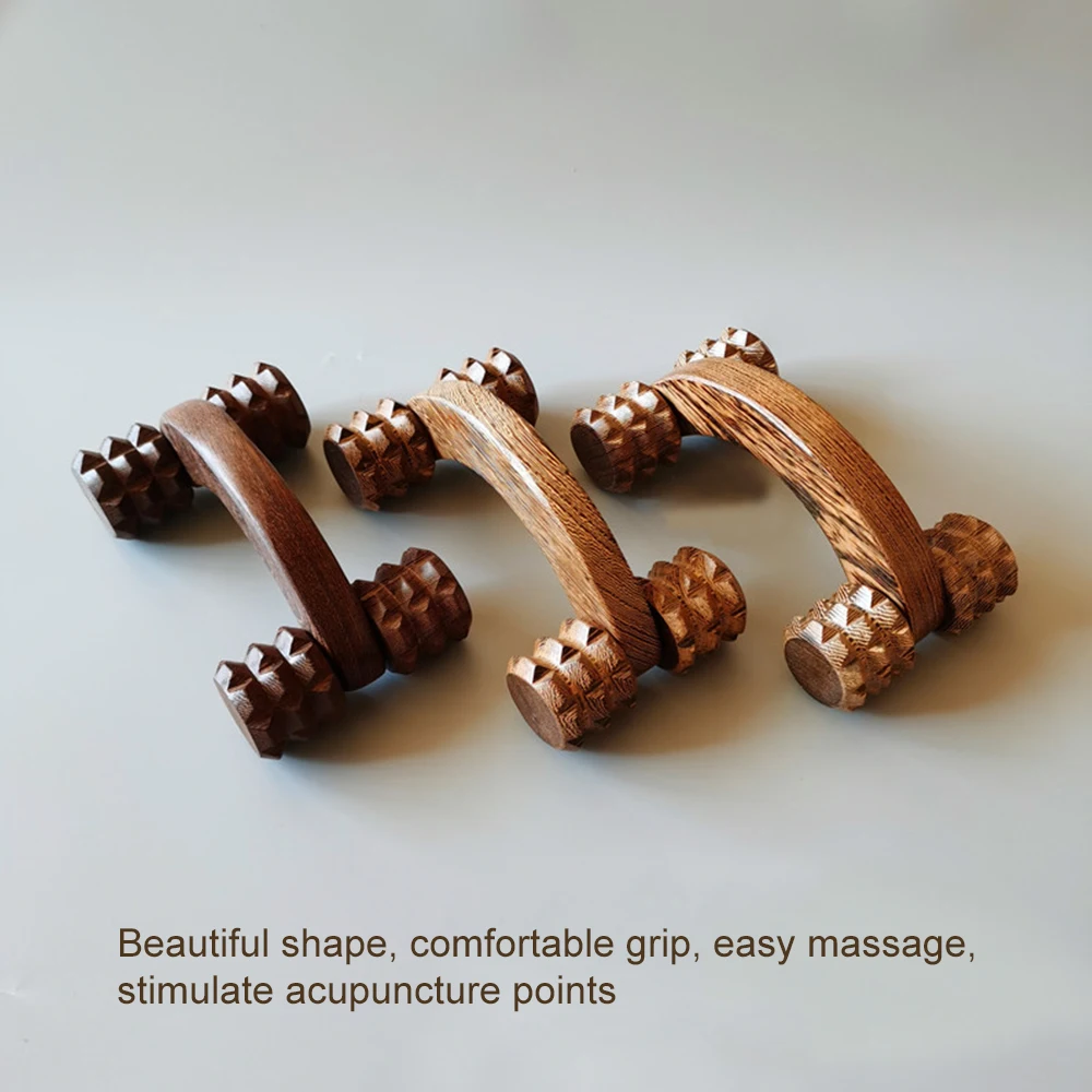 Natural Wooden Body Roller Fascia Massage Wooden Therapeutic Tool Wooden body Massager