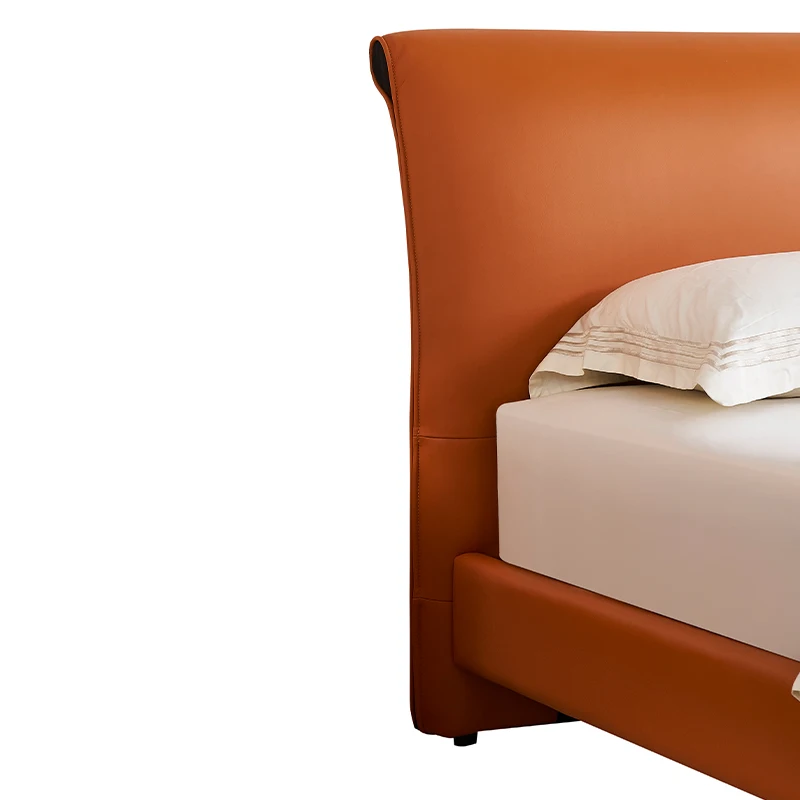Customizable Double Bed 1.8m Modern Wood Luxury Bed Frame Soft Bedroom Furniture Queen King Size Bed
