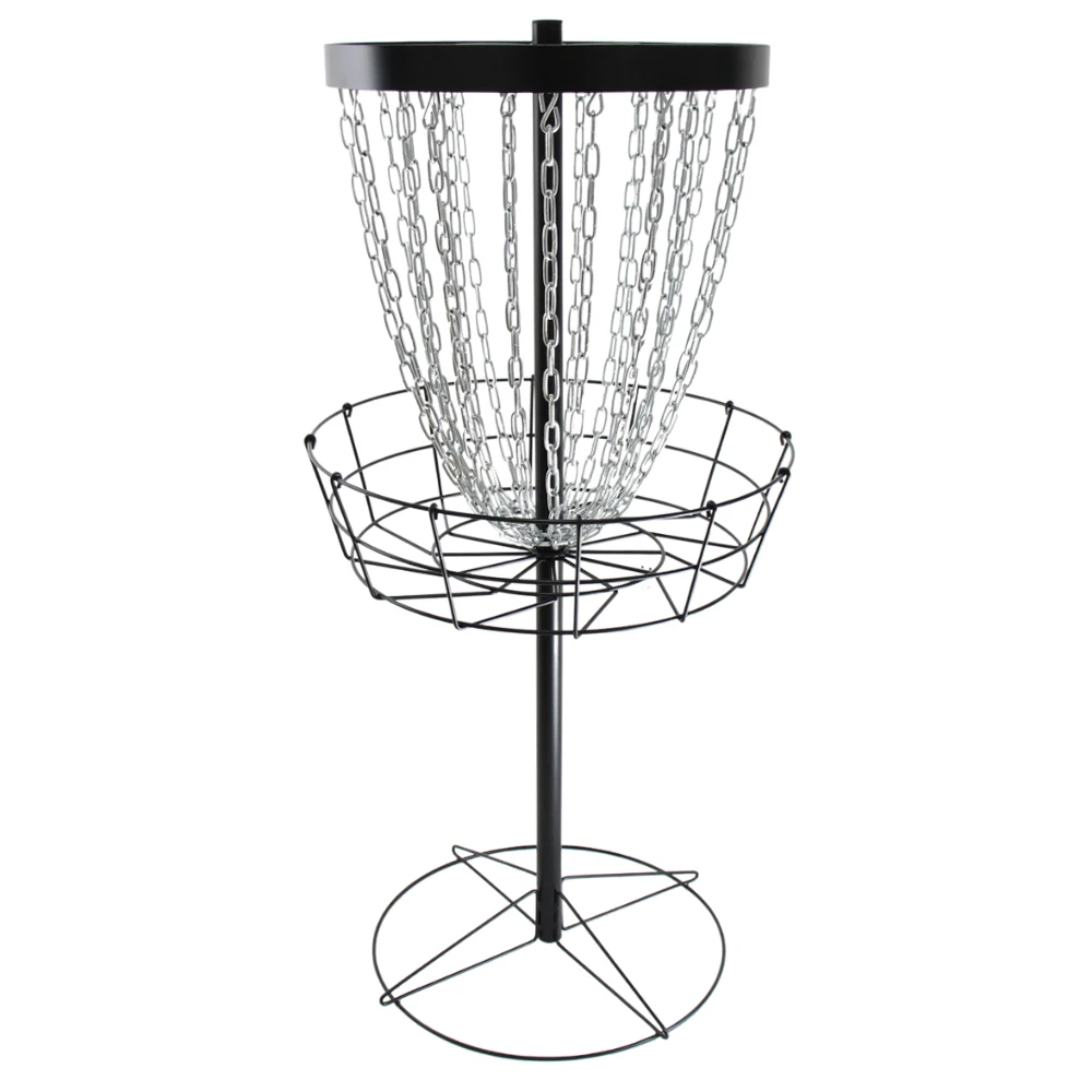 Одобренная PDGA корзина для гольфа с диском 24 цепи переносная тренировок