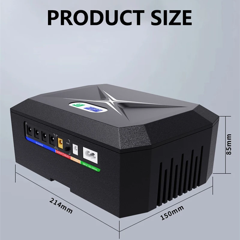 CW Mini DC UPS Poe порт 9V 12V 24V система с зарядным кабелем ups для Wi-Fi маршрутизатора