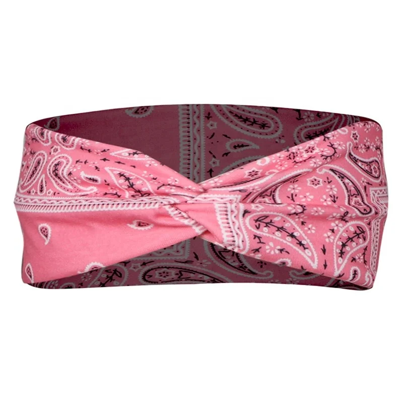 
Bandana Hairband Yoga Forehead Hair Band Cloth Hairband 