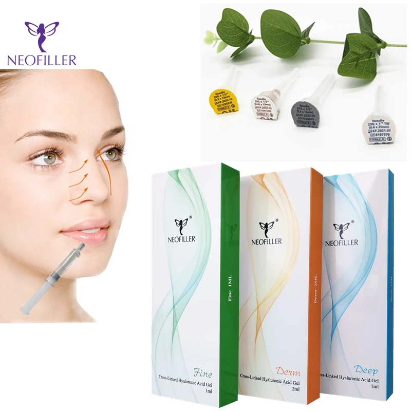 Neofiller Injectable Filler Hyaluronic Acid Dermal Filler 1ml 2ml