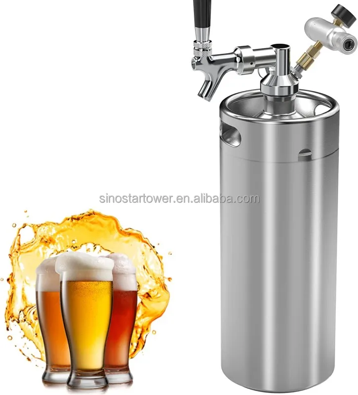 Wholesale Beer keg Food Grade Stainless Steel Mini Keg 	corny keg